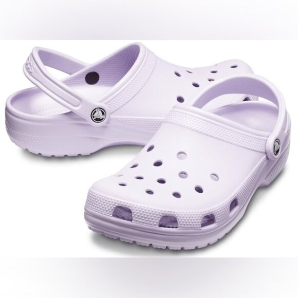 NWT CROCS Classic Clogs Lavender UNISEX 10001-530 Size Men’s 10   Women’s‎ 12 - Picture 1 of 16